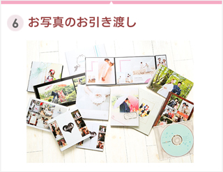 6.お写真のお引き渡し